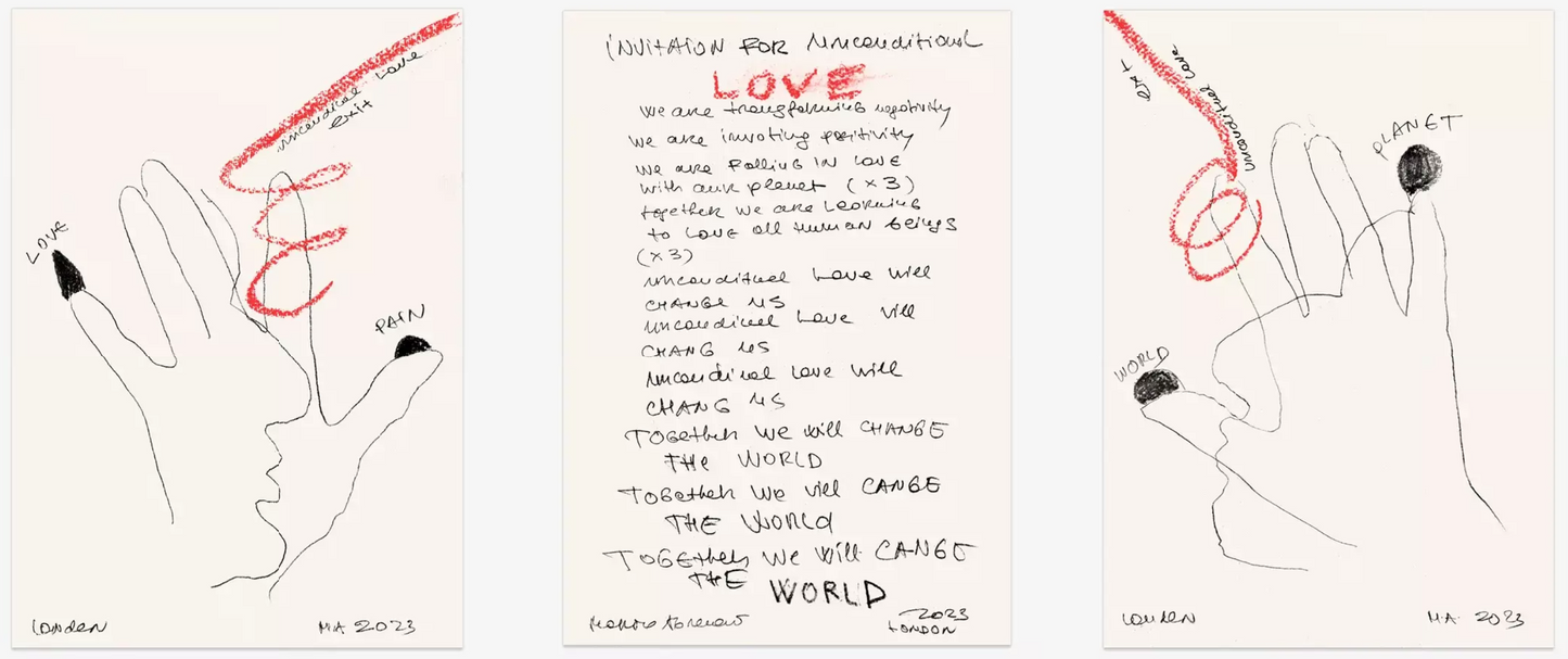 'Unconditional Love' Marina Abramović