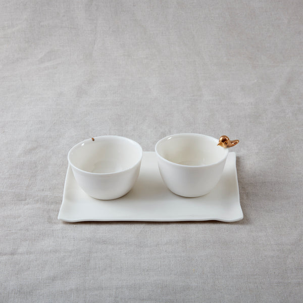 Coffee for Two Tray By Syma Debbane Studio