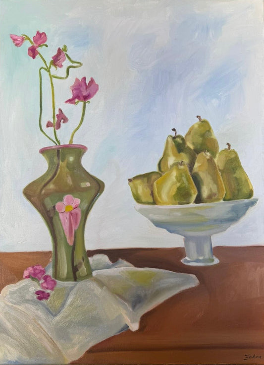 'Pears and Vase' by Zahra Mascolo