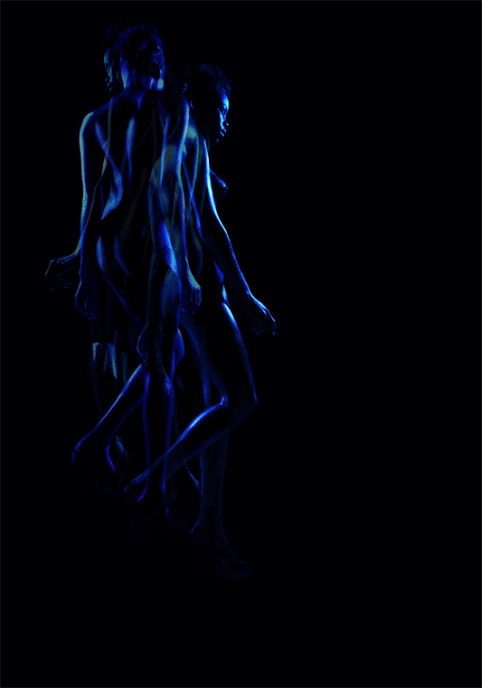 'Blue Black Ascend' by Derrick Santini